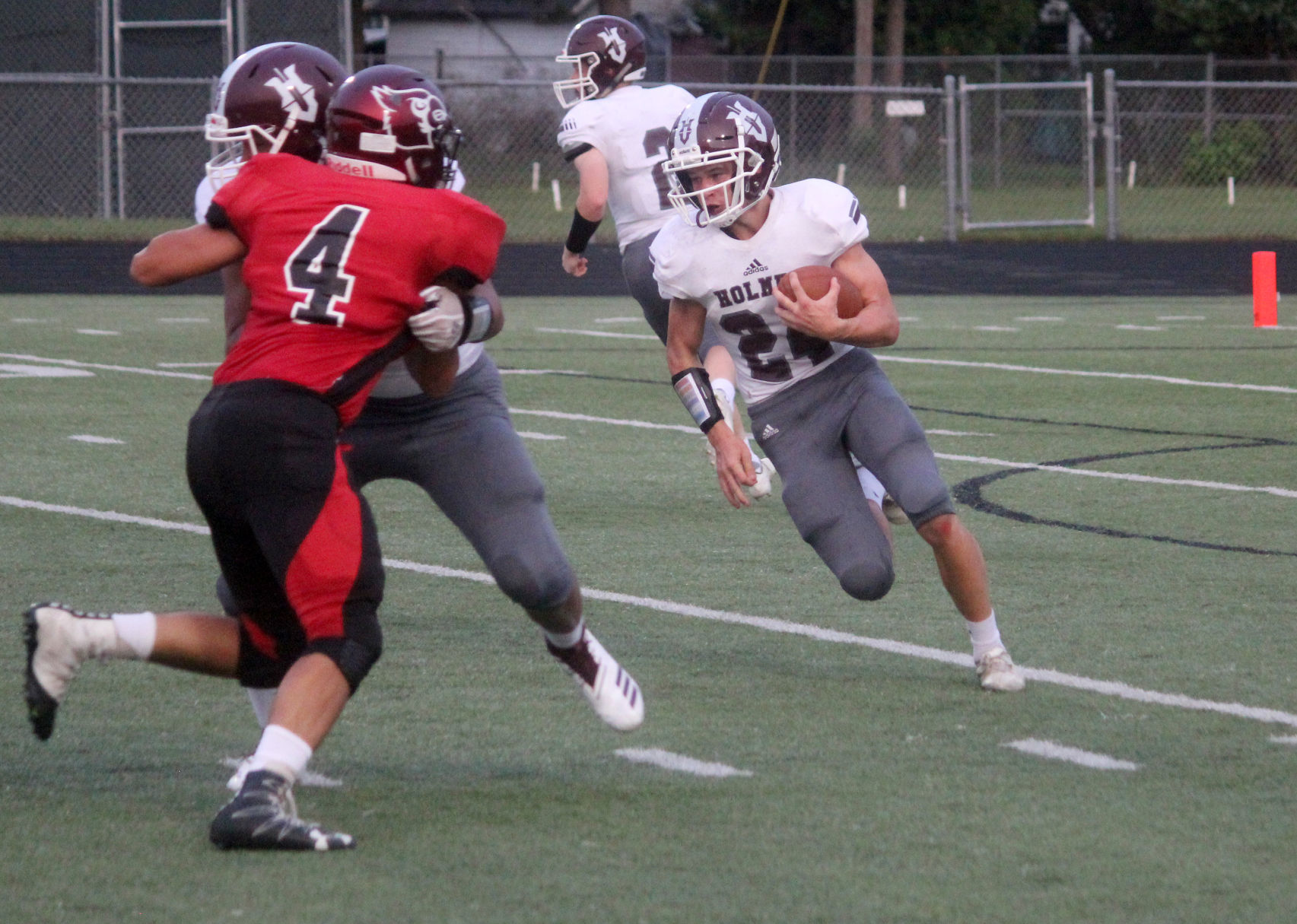 Holmen at Chi-Hi football 8-17-18